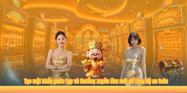 ĐĂNG NHẬP 123B Tạo mật khẩu phức tạp và thường xuyên làm mới để tăng độ an toàn